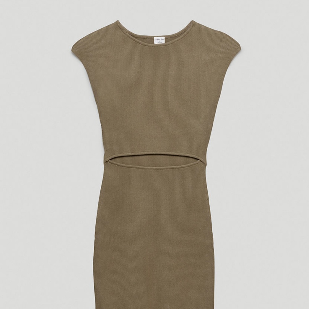 Aritzia - Wilfred bodycon cut out dress